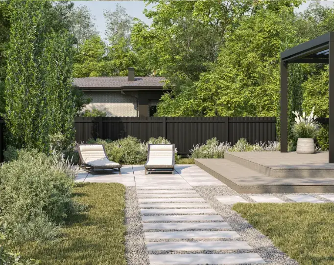 Roseville aluminum fence installation for security and open views