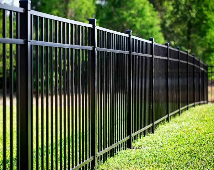 Roseville wrought iron fence installation with decorative security design